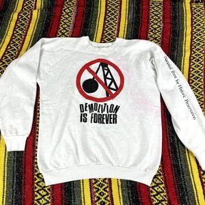 vintage 80s Demolition is forever protest crewneck XL